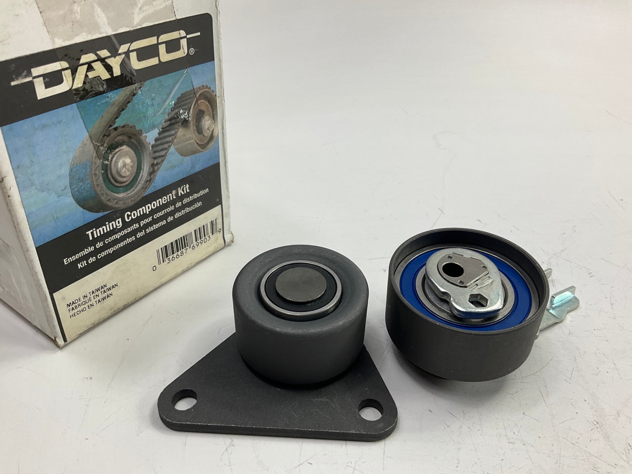 Dayco 84159 Engine Timing Belt Component Kit: Belt Idler + Belt Tensioner