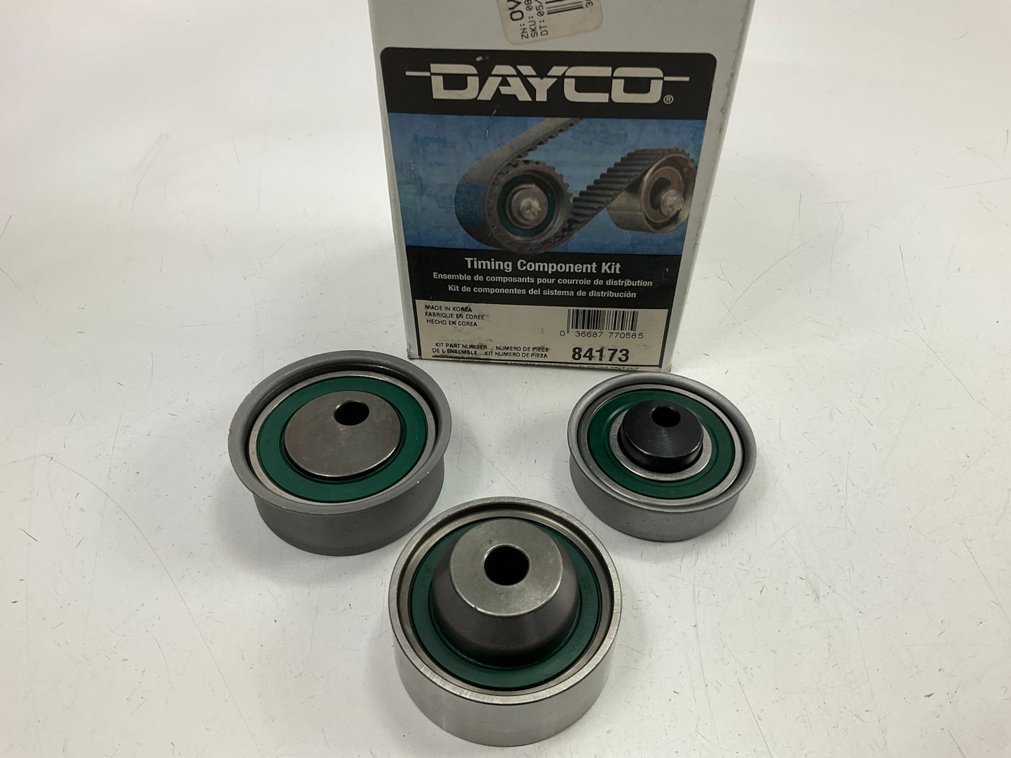 Dayco 84173 Belt Tensioner, Balance Shaft Tensioner & Belt Idler Pulley Kit
