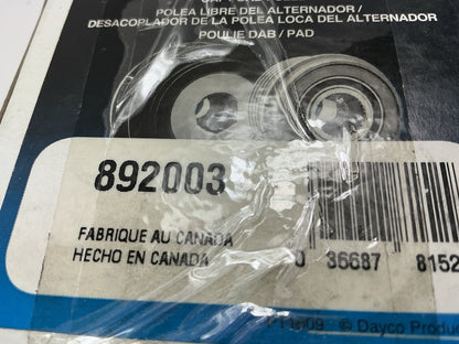 Dayco 892003 Alternator Decoupler Pulley