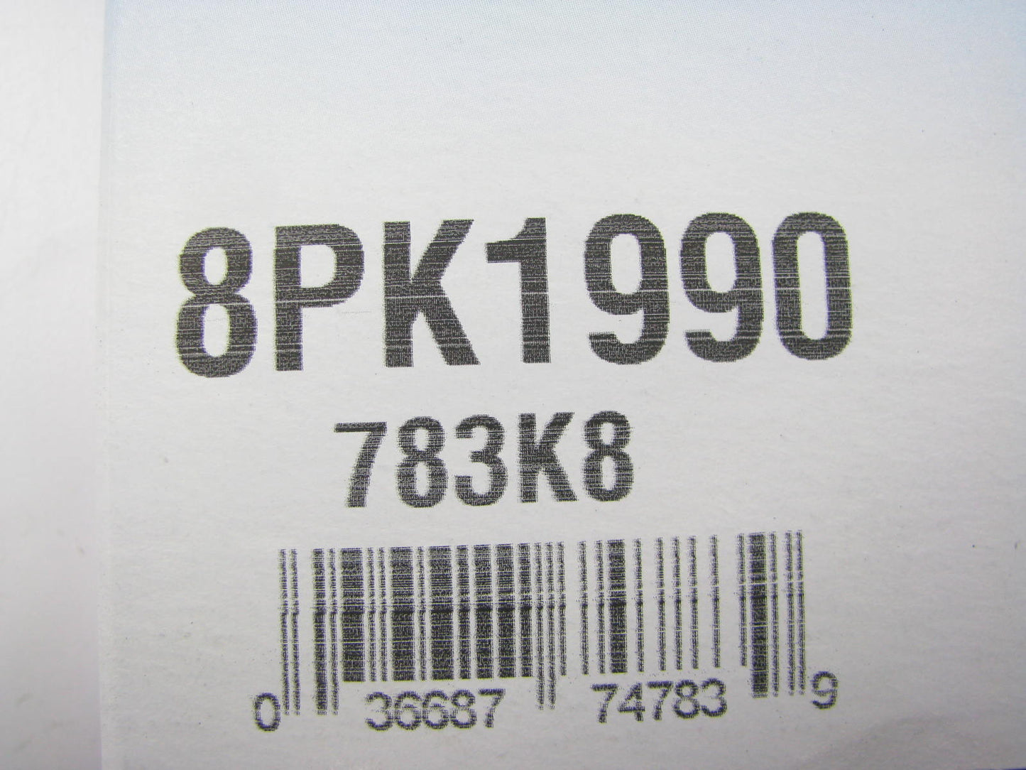 Dayco 8PK1990 Serpentine Belt - 1.12'' X 74.625'' - 8 Ribs