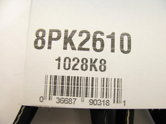 Dayco 8PK2610 Serpentine Belt - 28mm X 2610mm - 8 Ribs