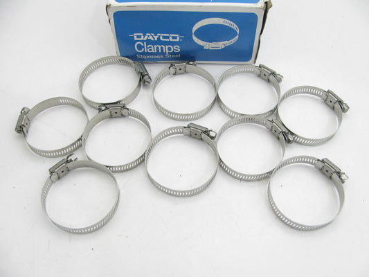 (10) Dayco 92032 Worm Gear Hose Clamp - 1-9/16'' - 2-1/2''