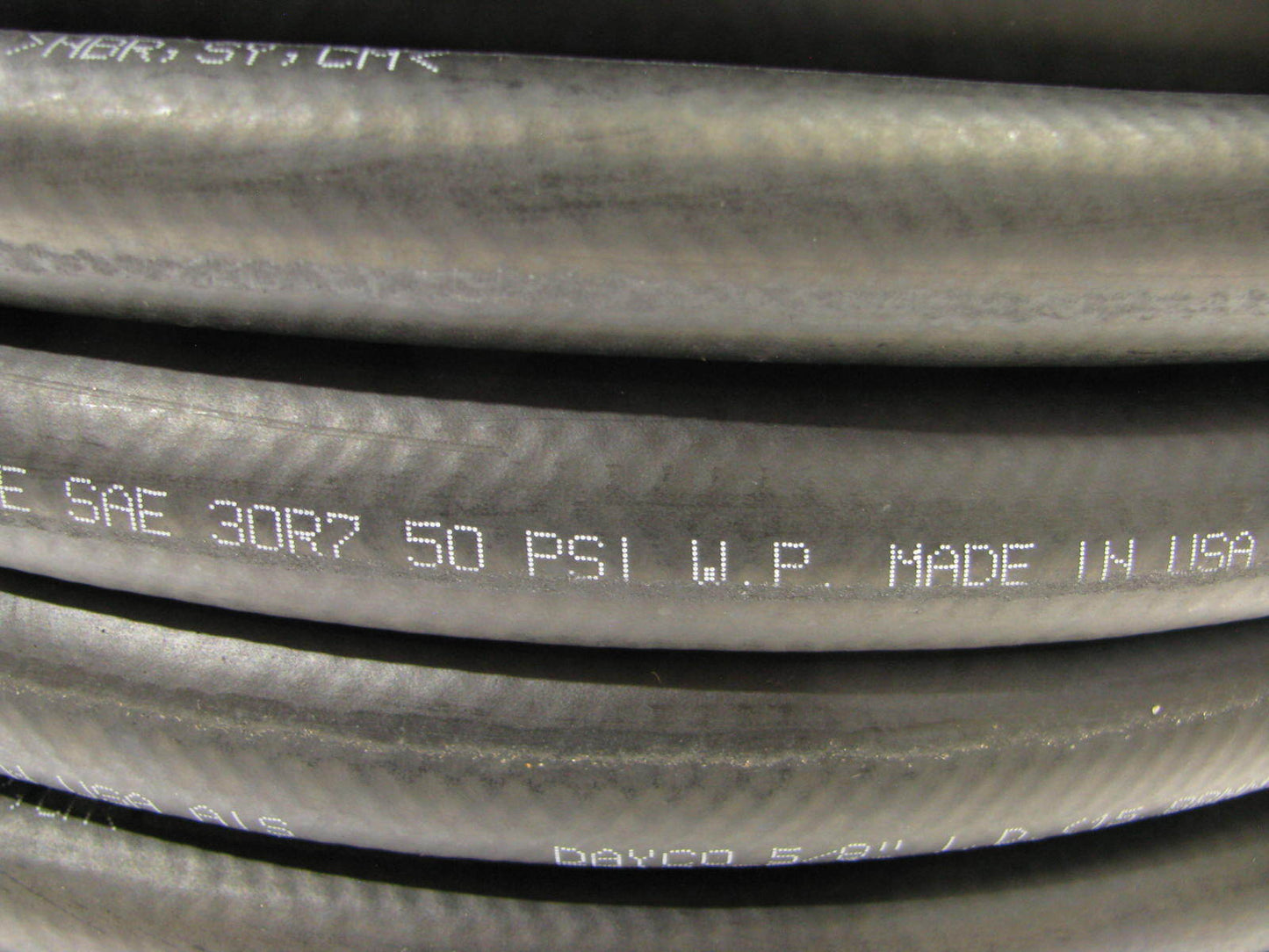 SOLD BY FOOT - Dayco 5/8'' Low Pressure 50 PSI Fuel Line Hose SAE 30R7