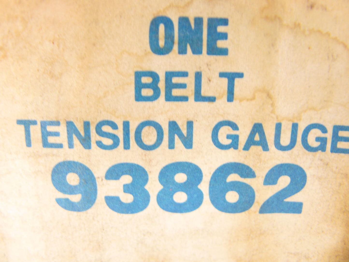 Dayco 93862 Borroughs Belt Tension Gauge Tester Vintage