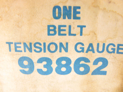 Dayco 93862 Borroughs Belt Tension Gauge Tester Vintage