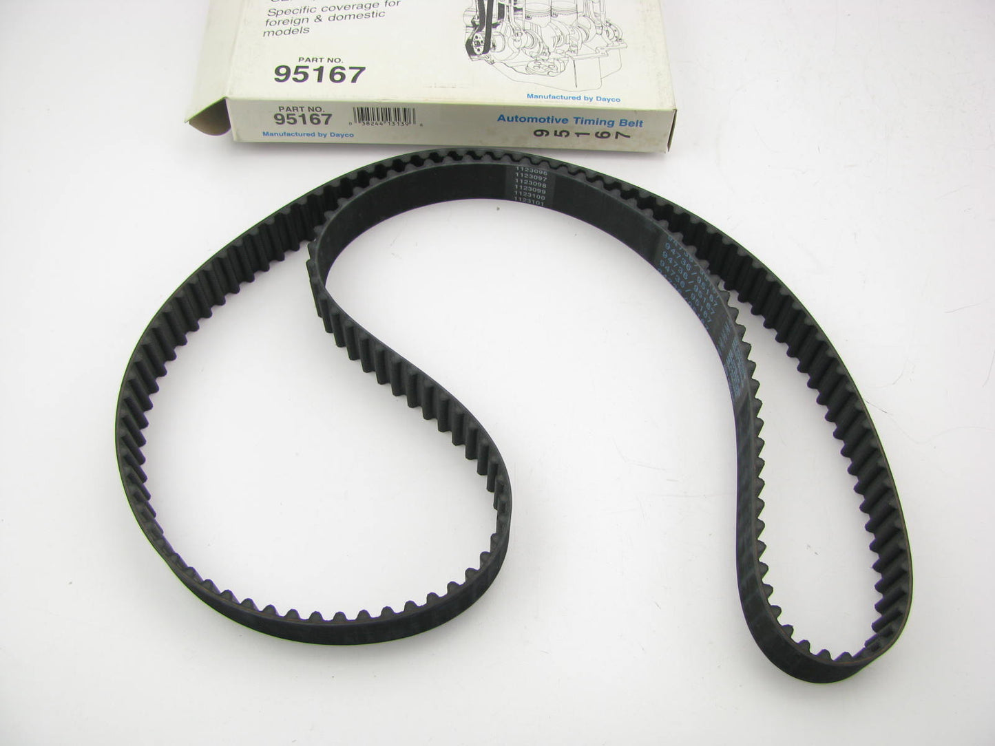 Dayco 95167 Engine Timing Belt For 89-06 Chrysler Mitsubishi 2.0L