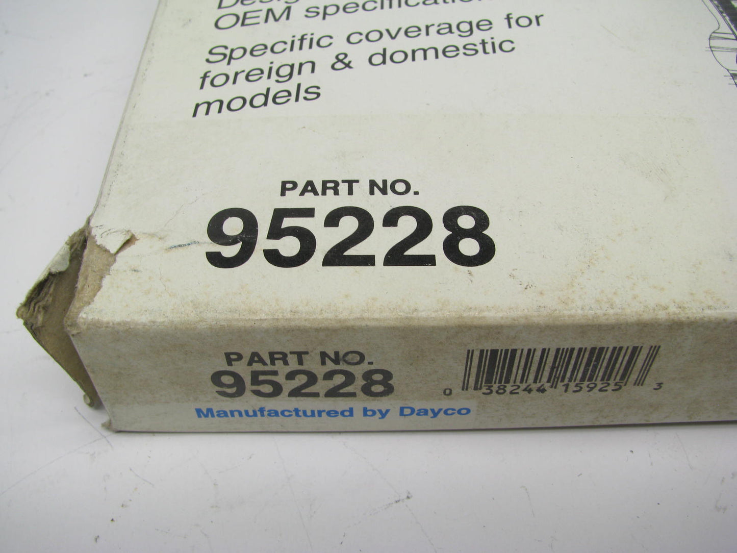 Dayco 95228 Engine Timing Belt