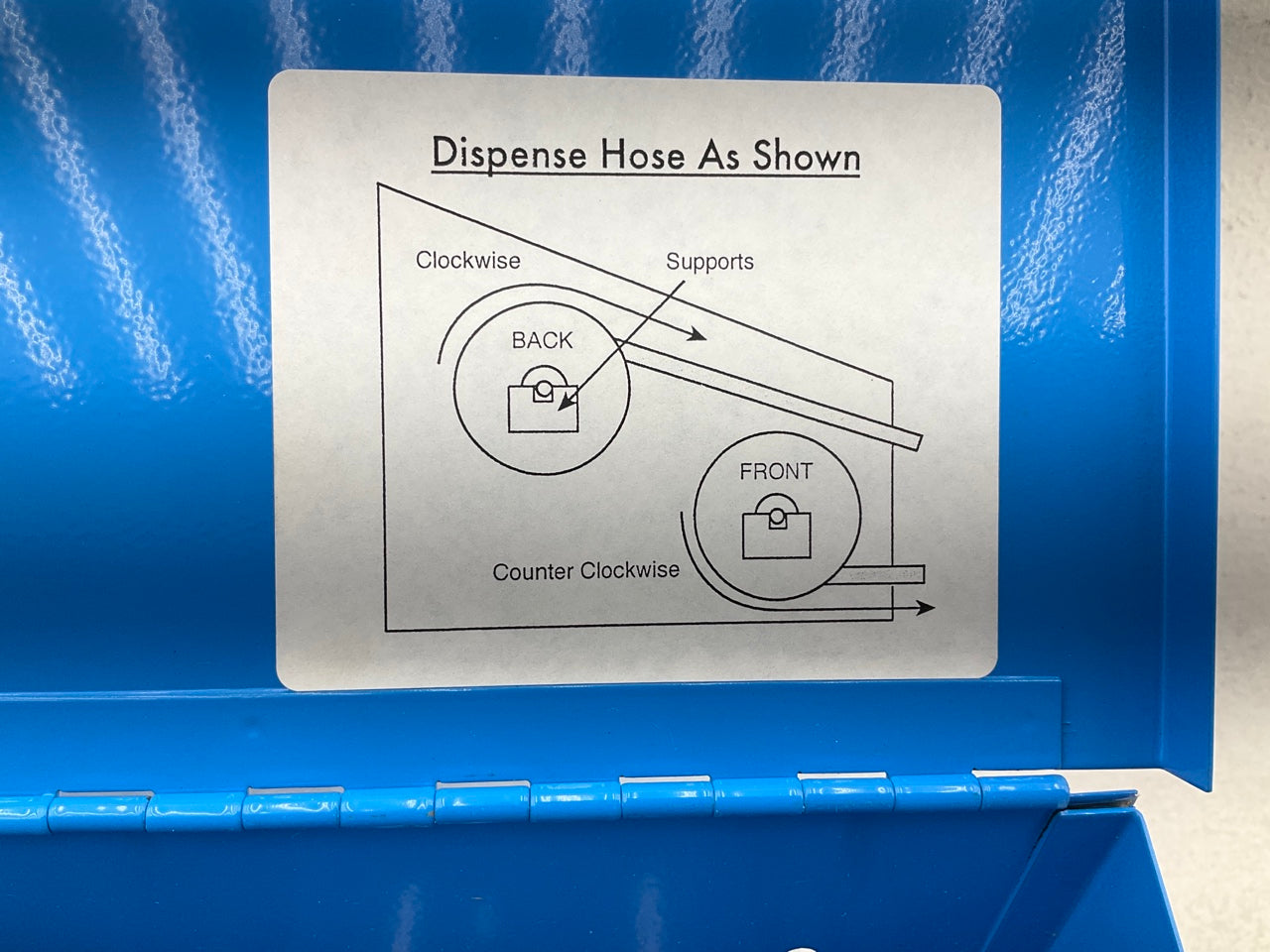 Dayco 99081 6 Spool Hose Cabinet Without Product, 22-3/4'' X 12'' X 19-1/2''