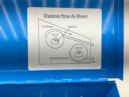 Dayco 99081 6 Spool Hose Cabinet Without Product, 22-3/4'' X 12'' X 19-1/2''