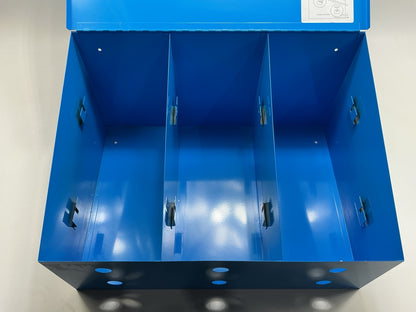 Dayco 99101 6-Spool Shop Hose & Tube Merchandiser Metal Cabinet (EMPTY)