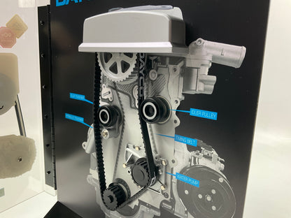 Dayco Auto Mechanic Shop Sales Aid Display Board Stand - Belt, Pulley, Tensioner