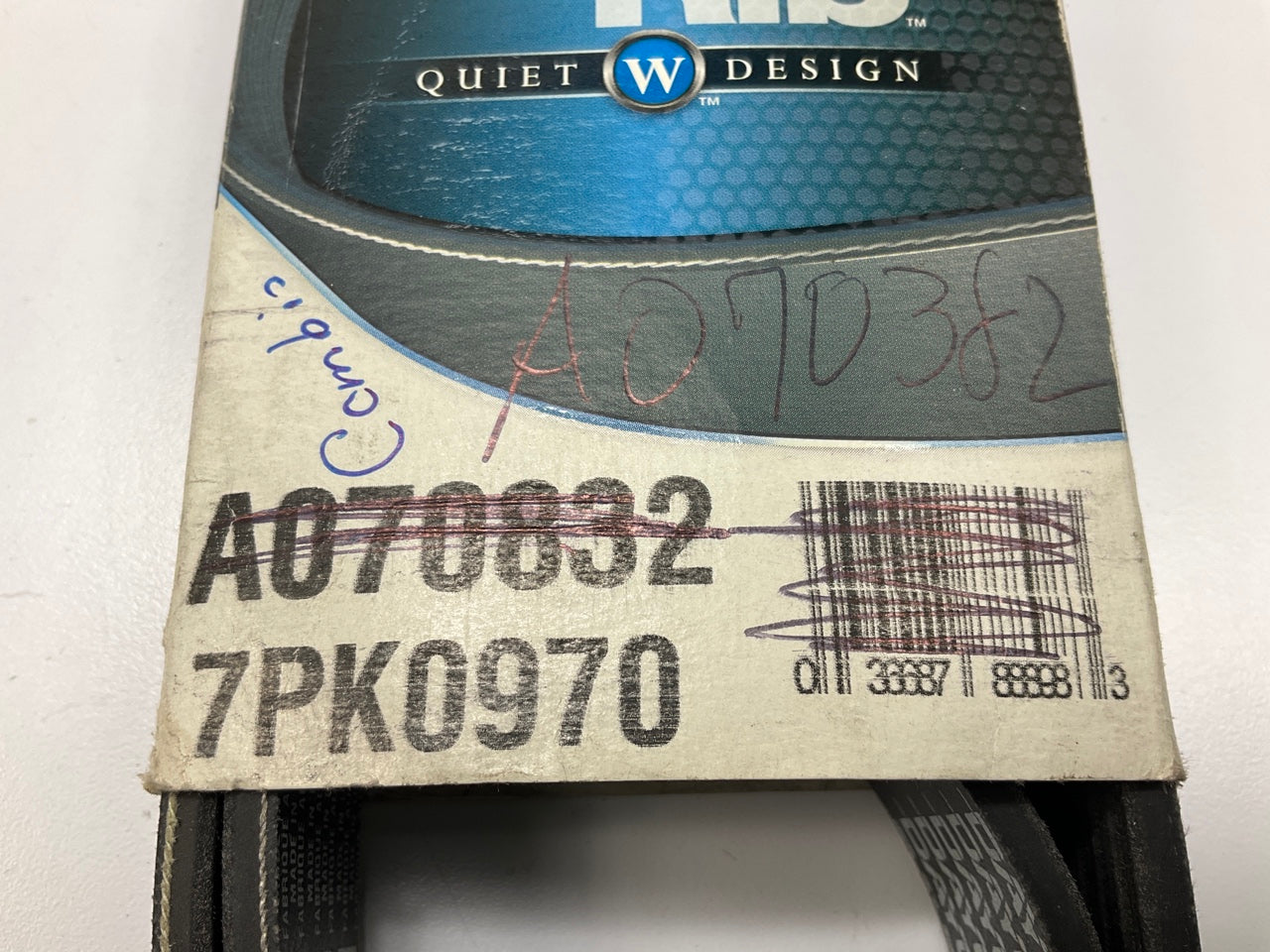 Dayco A070382 Serpentine Belt, Main Drive For 2011-2015 Hyundai Sonata HYBRID
