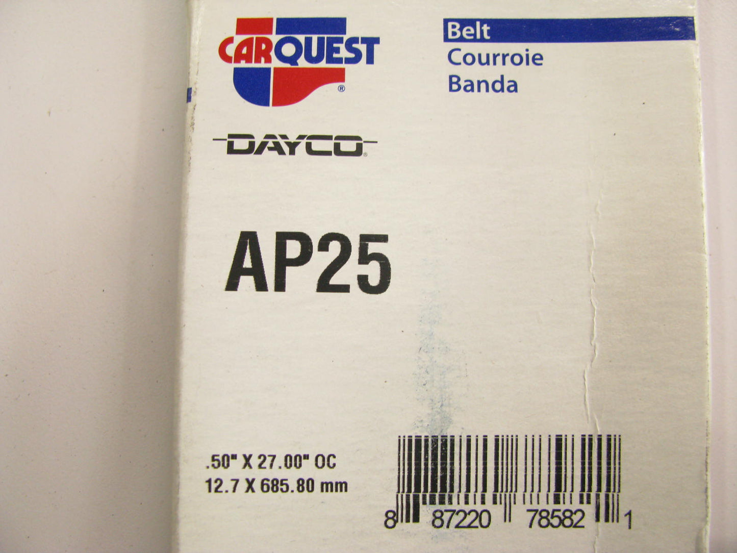 Dayco AP25 Accessory Drive Belt 1/2'' X 27''