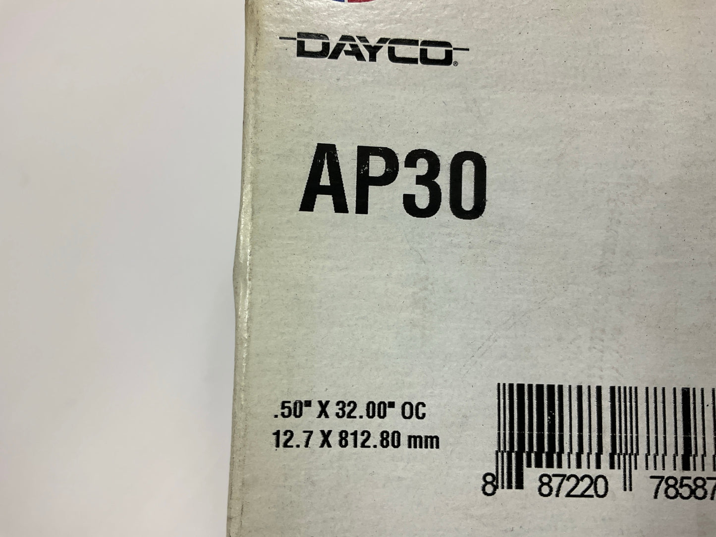 Dayco AP30 Industrial Accessory Drive Belt - 1/2'' X 32''