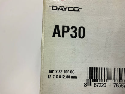 Dayco AP30 Industrial Accessory Drive Belt - 1/2'' X 32''