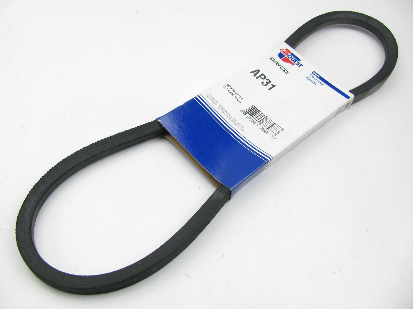 Dayco AP31 Industrial Accessory Drive Belt - 1/2'' X 33''