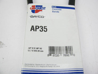 Dayco AP35 Industrial Accessory Drive Belt - 1/2'' X 37''