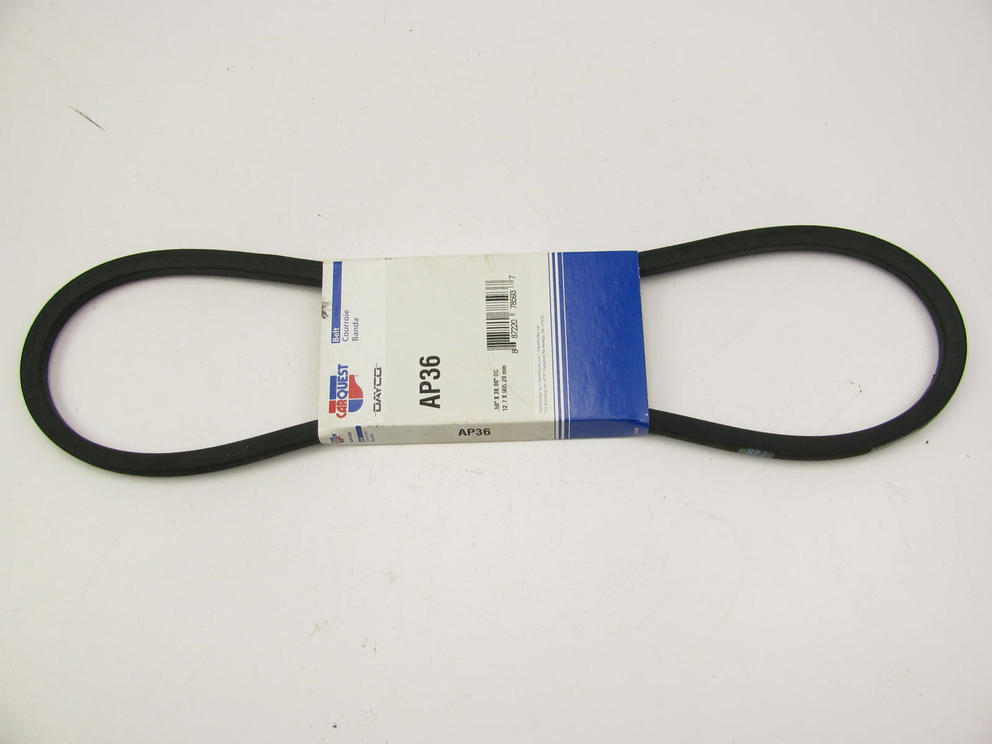 Dayco AP36 Industrial Accessory Drive Belt - 1/2'' X 38''