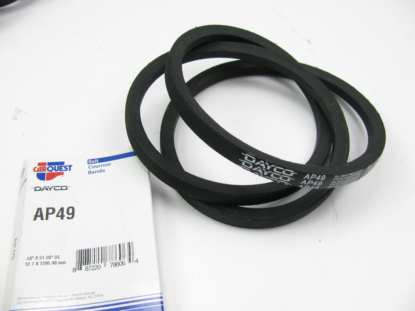 Dayco AP49 Industrial Accessory Drive Belt - 1/2'' X 51''