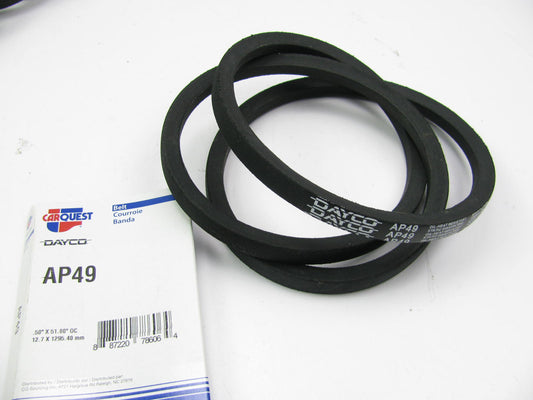 Dayco AP49 Industrial Accessory Drive Belt - 1/2'' X 51''