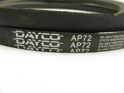 Dayco AP72 Industrial Accessory Drive Belt - 1/2'' X 74''