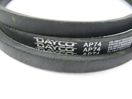 Dayco AP74 Industrial Accessory Drive Belt - 1/2'' X 76''