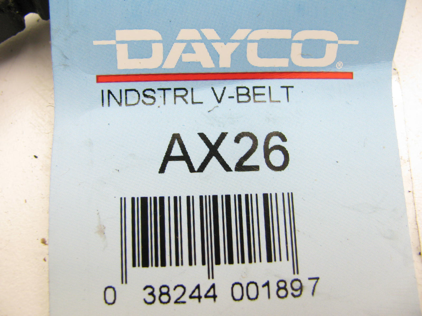 Dayco AX26 Industrial Accessory Drive V-Belt - 0.53'' X 28.39''