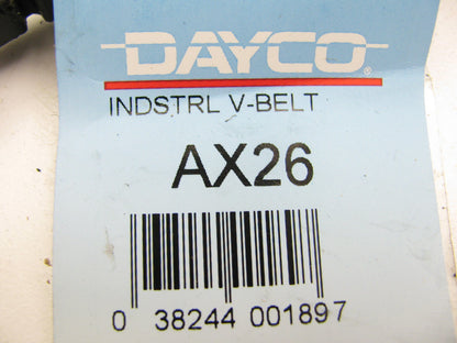 Dayco AX26 Industrial Accessory Drive V-Belt - 0.53'' X 28.39''