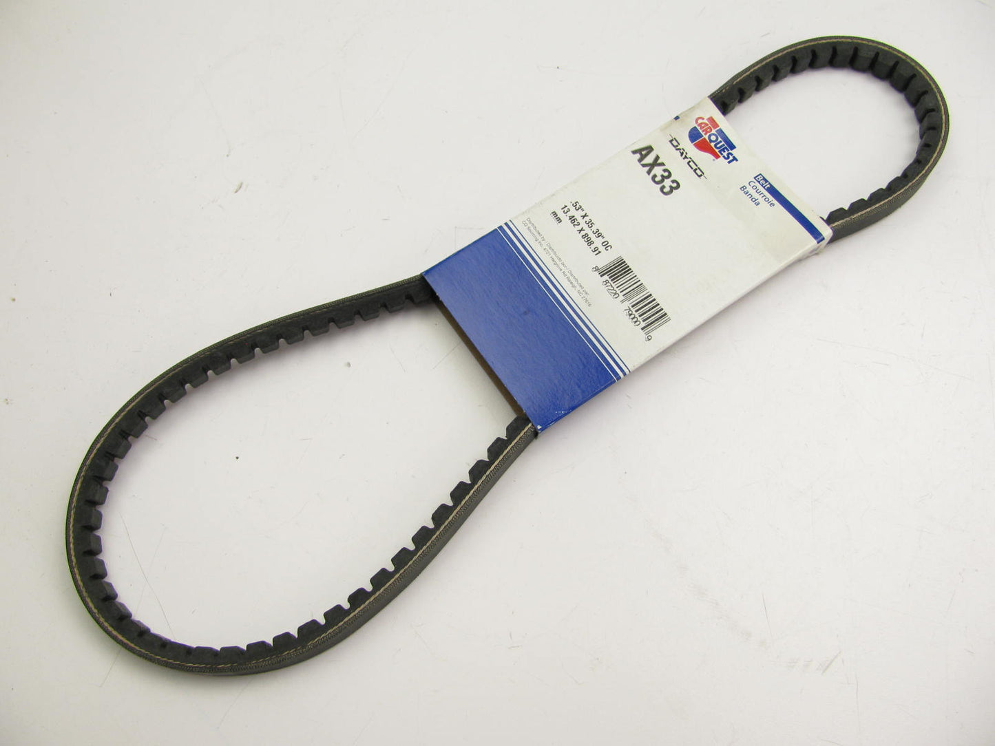 Dayco AX33 Industrial Accessory Drive V-Belt - 0.53'' X 35.39''