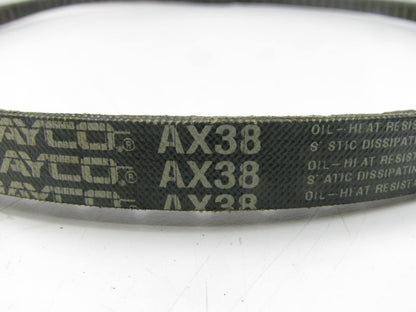 Dayco AX38 Industrial Accessory Drive Belt - 1/2'' X 40.08'' - 36 Degree