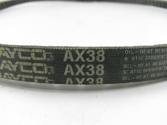 Dayco AX38 Industrial Accessory Drive Belt - 1/2'' X 40.08'' - 36 Degree