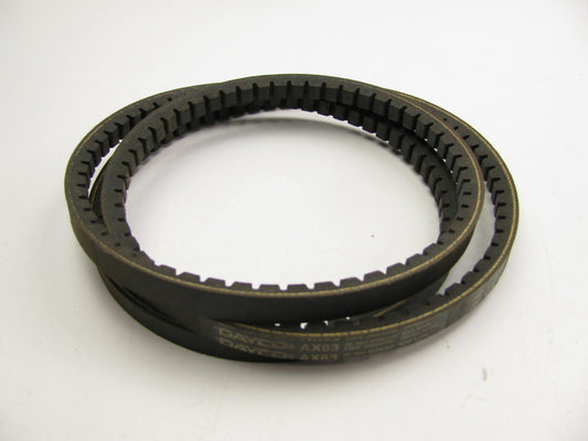 Dayco AX63 Industrial Accessory Drive V-Belt - 0.53'' X 65.39''