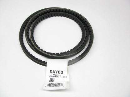 Dayco AX64  Cogged V-Belt, Outside Length 66 In