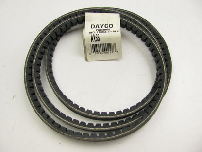 Dayco AX65 Industrial Cogged Accessory Drive V-Belt - 1/2'' X 67''