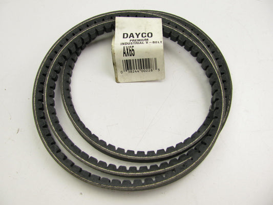 Dayco AX65 Industrial Cogged Accessory Drive V-Belt - 1/2'' X 67''