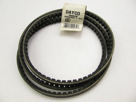 Dayco AX67 Industrial Cogged Accessory Drive Belt - 1/2'' X 69''