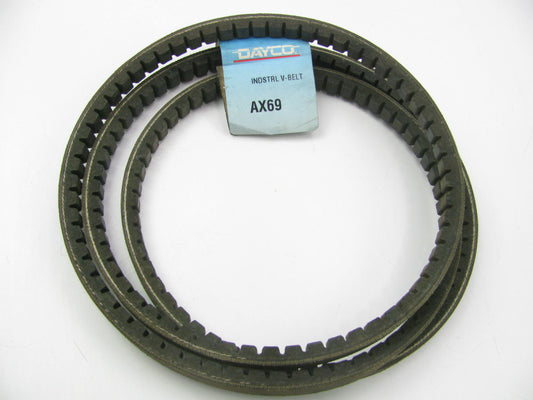 Dayco AX69 Cogged Industrial Accessory Drive Belt - 1/2'' X 71''