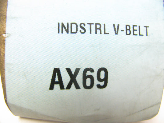 Dayco AX69 Cogged Industrial Accessory Drive Belt - 1/2'' X 71''