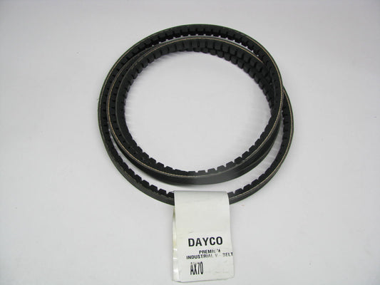Dayco AX70  Cogged V-Belt, Outside Length 72 In