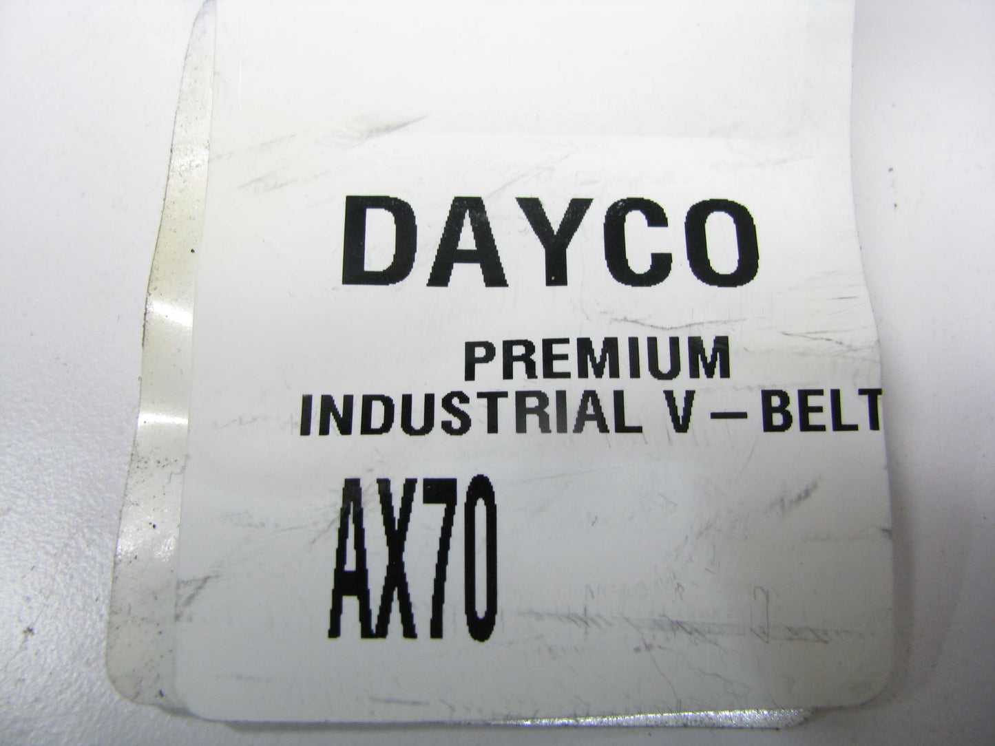 Dayco AX70  Cogged V-Belt, Outside Length 72 In