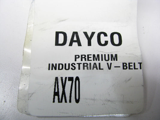 Dayco AX70  Cogged V-Belt, Outside Length 72 In