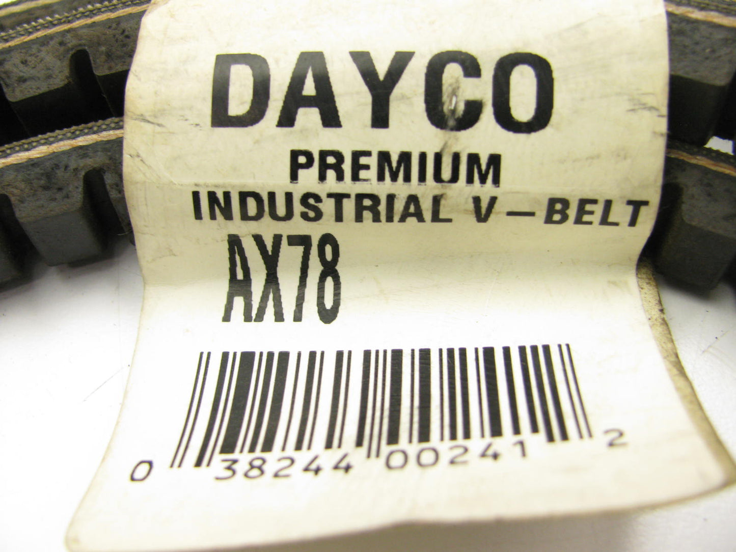Dayco AX78 Industrial Cogged Accessory Drive Belt - 1/2'' X 80''