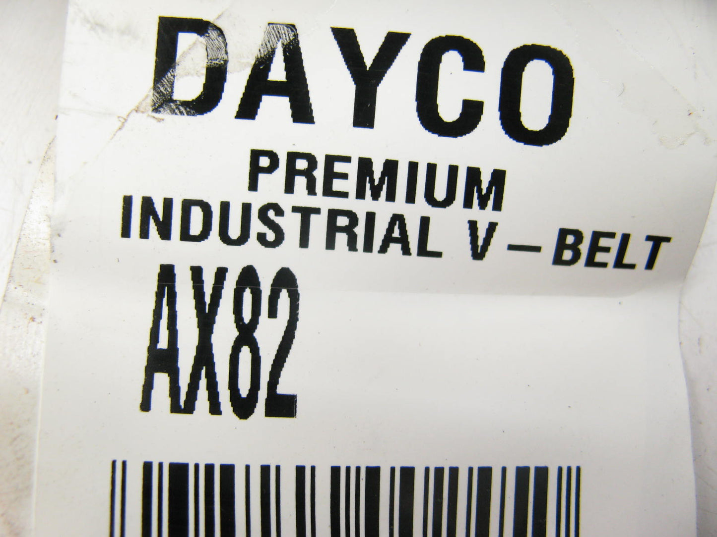 Dayco AX82 Cogged V-Belt -  A 1/2'' X 84''