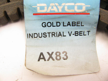 Dayco AX83 Industrial Accessory Drive V-Belt - 0.53'' X 85.39''