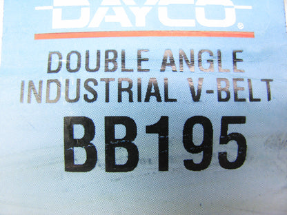Dayco BB195 Double Angle Accessory Drive V-Belt - 0.66'' X 200''