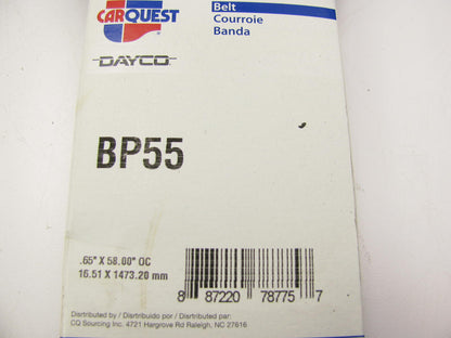 Dayco BP55 Industrial Accessory Drive V-Belt - 5/8'' X 58''