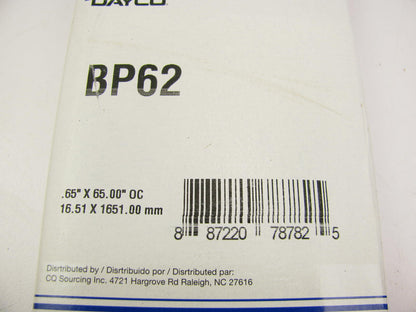 Dayco BP62 Industrial Accessory Drive Belt - 21/32'' X 65''