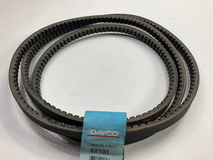 Dayco BX103 Cogged Industrial Accessory Drive Belt, 21/32'' X 106''