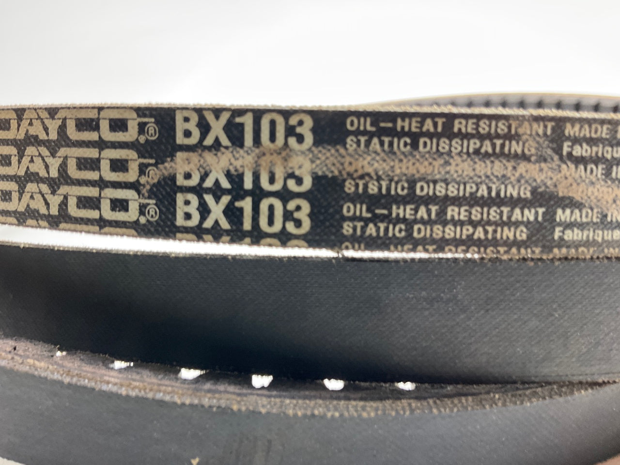 Dayco BX103 Cogged Industrial Accessory Drive Belt, 21/32'' X 106''
