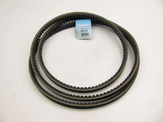 Dayco BX105 Cogged Industrial Accessory Drive V-Belt - 21/32''  X 108''